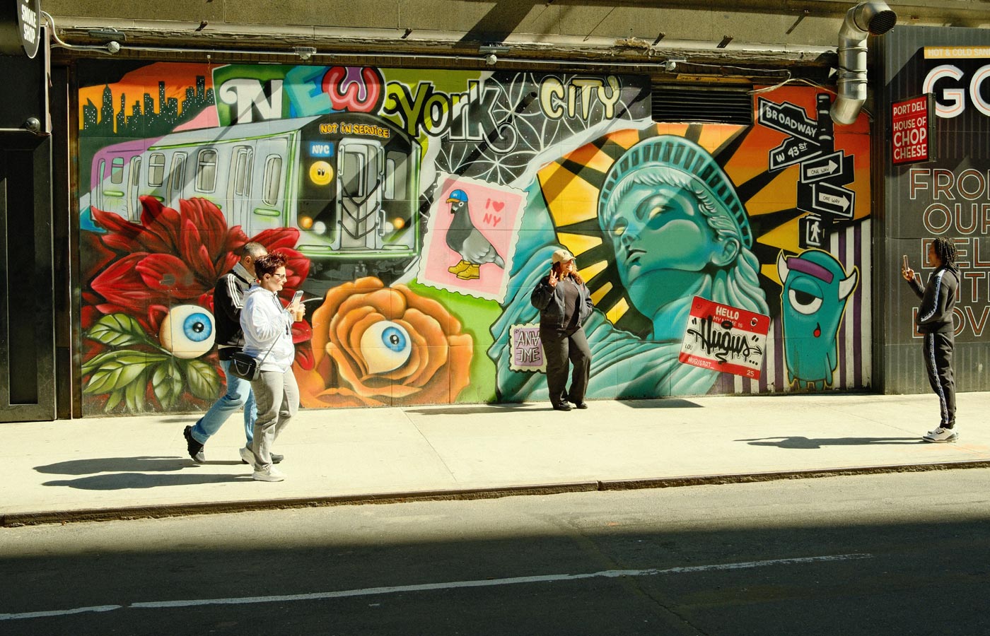 Wheatpasting location scouting and placement in Miami